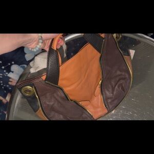 Stylish Brown and Black Clutch